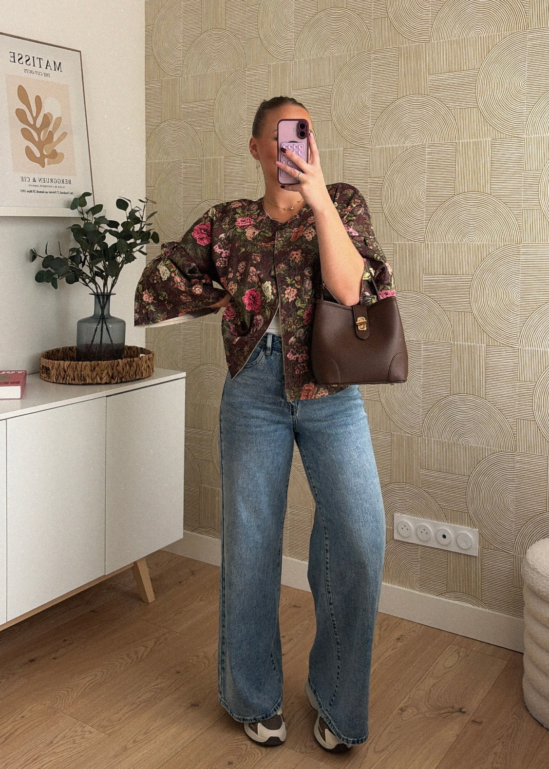 Veste cape à fleurs - CHOCO