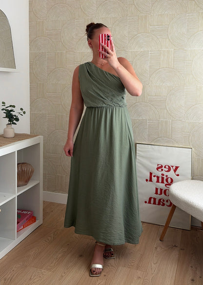 Robe longue kaki - IRIS