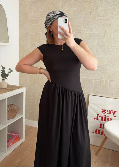 Robe longue noire - HARMONY