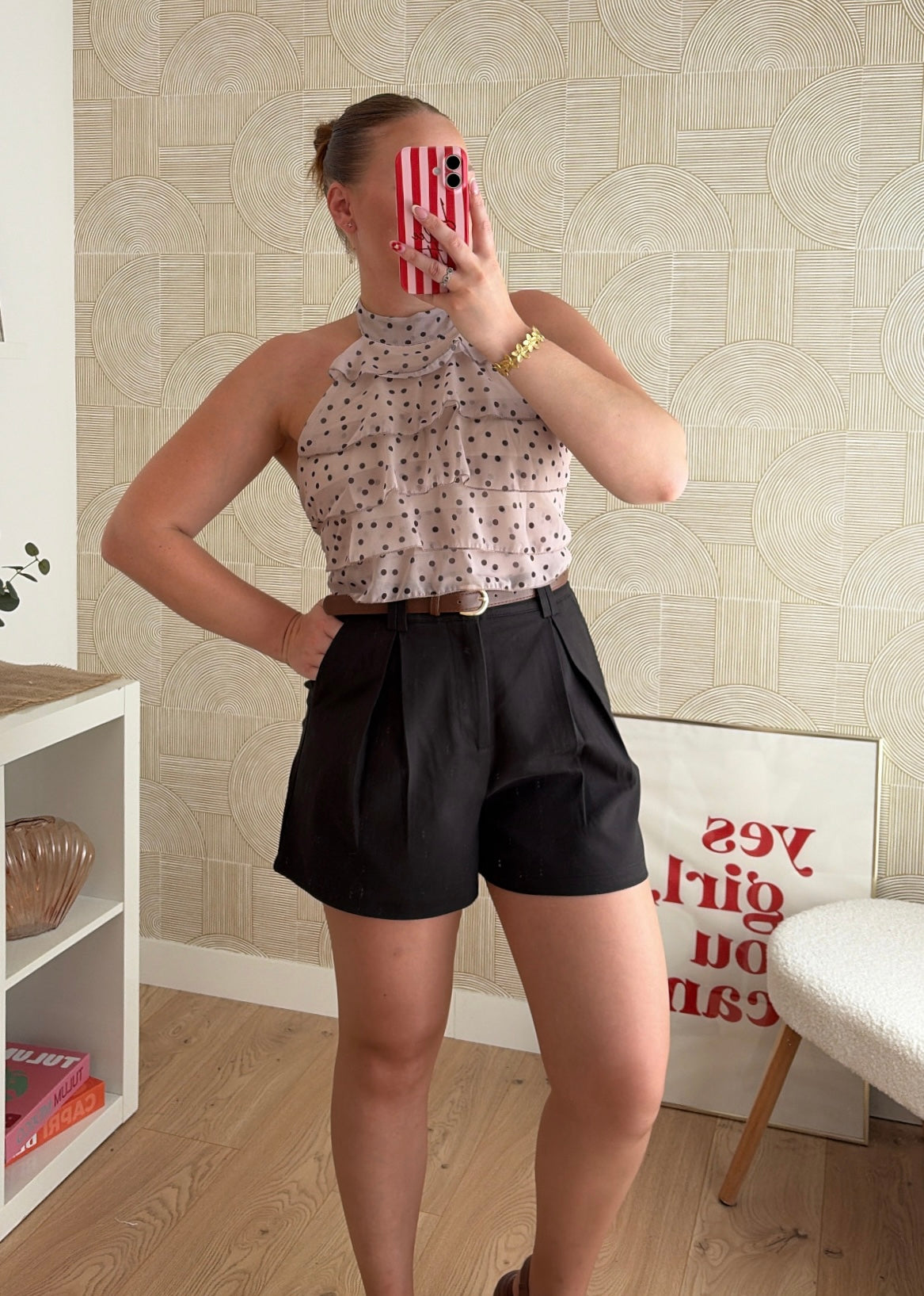 Short tailleur noir - CLARA