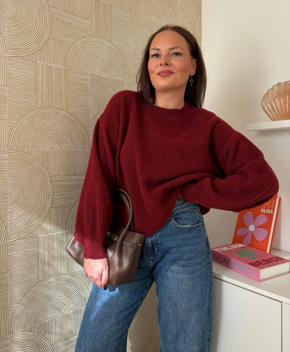 Pull bordeaux - LÉONIE