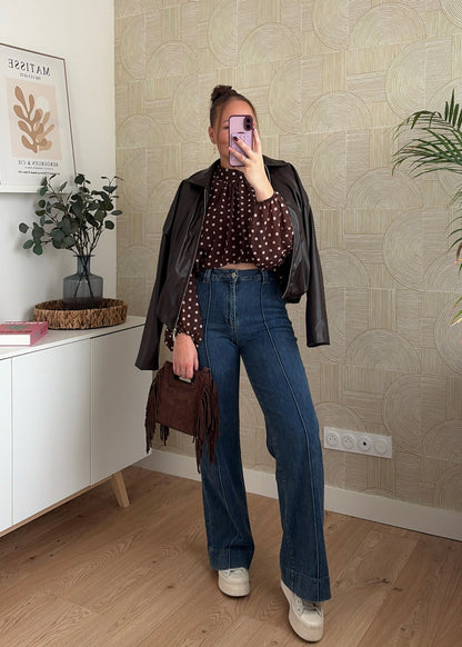 Blouse choco - POIS