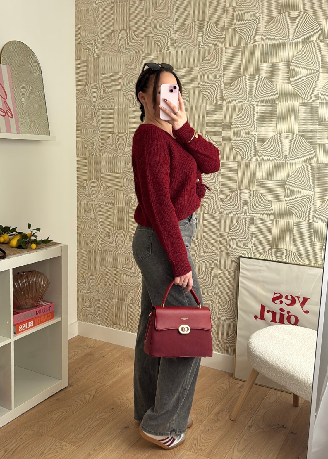 Jeans asymétrique gris - CHRIS