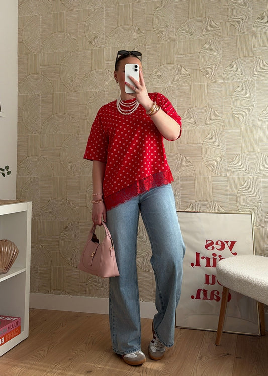 Tee-shirt asymétrique - POIS