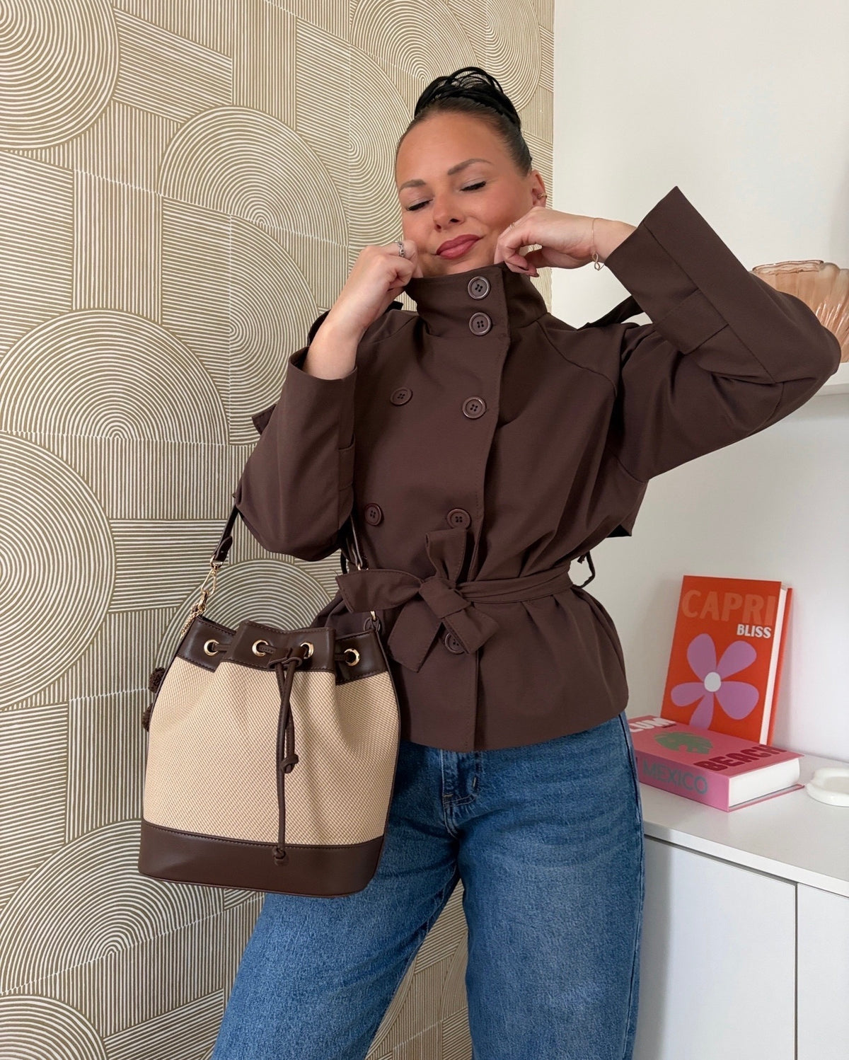 Trench choco - ALIX