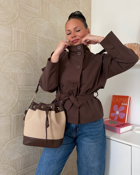 Trench choco - ALIX