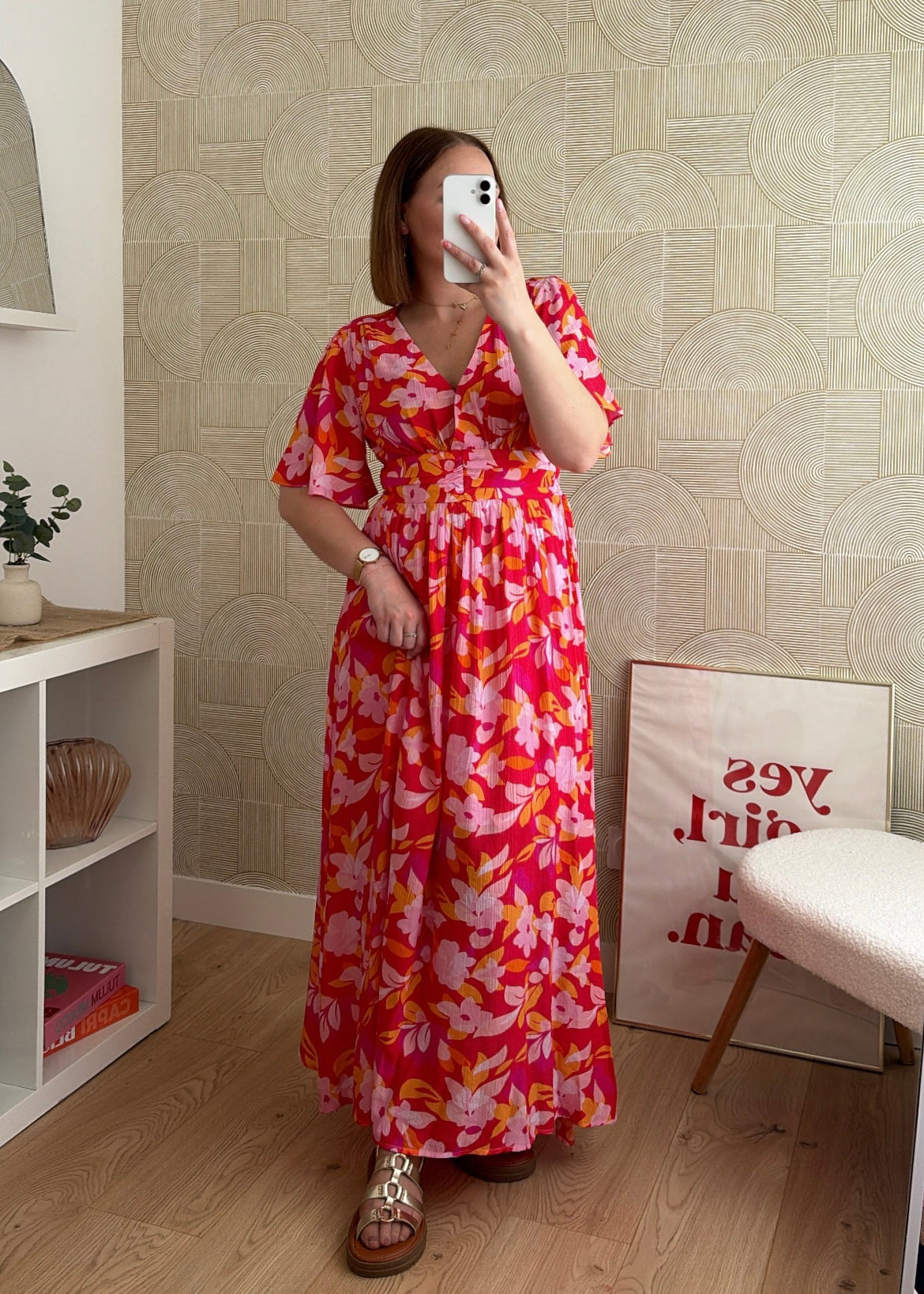 Robe longue fuchsia - BLOOM