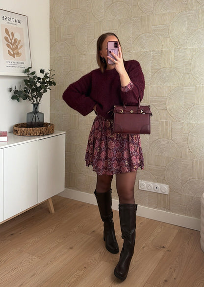Robe courte à fleurs - HOLLYA