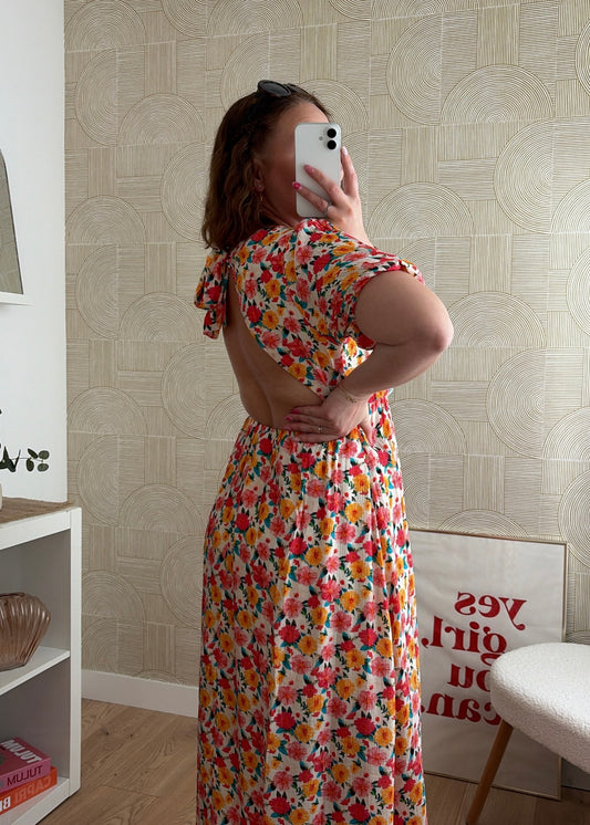 Robe longue fleurie - ROSALIE