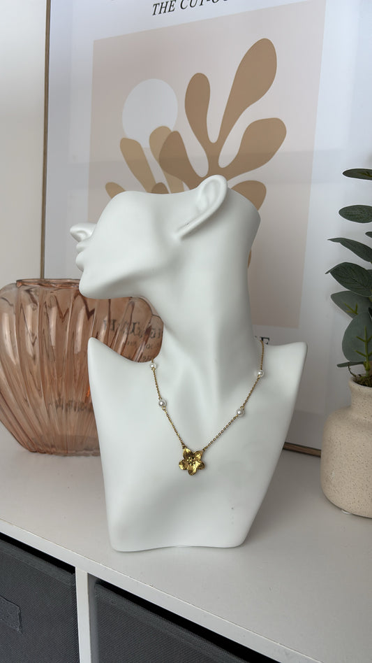 Collier fleurs YNA