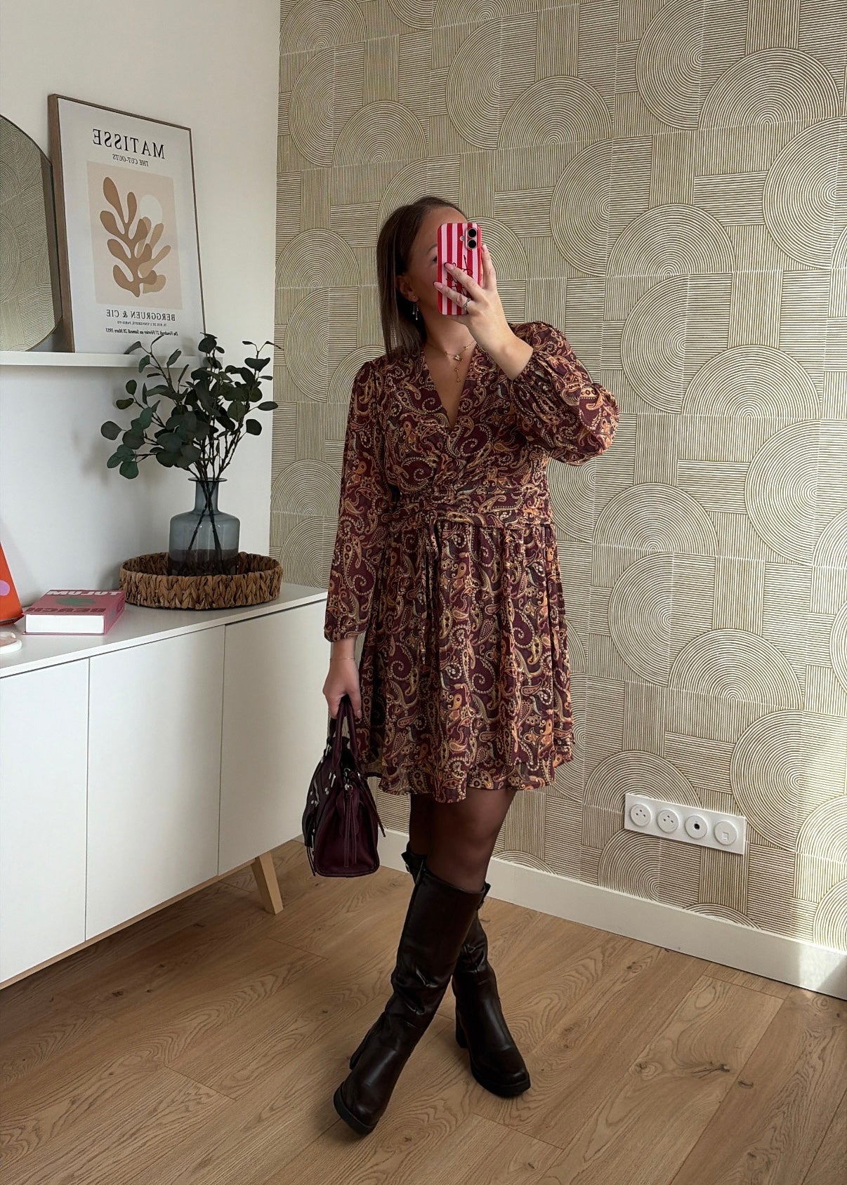 Robe coffee - CACHEMIRE