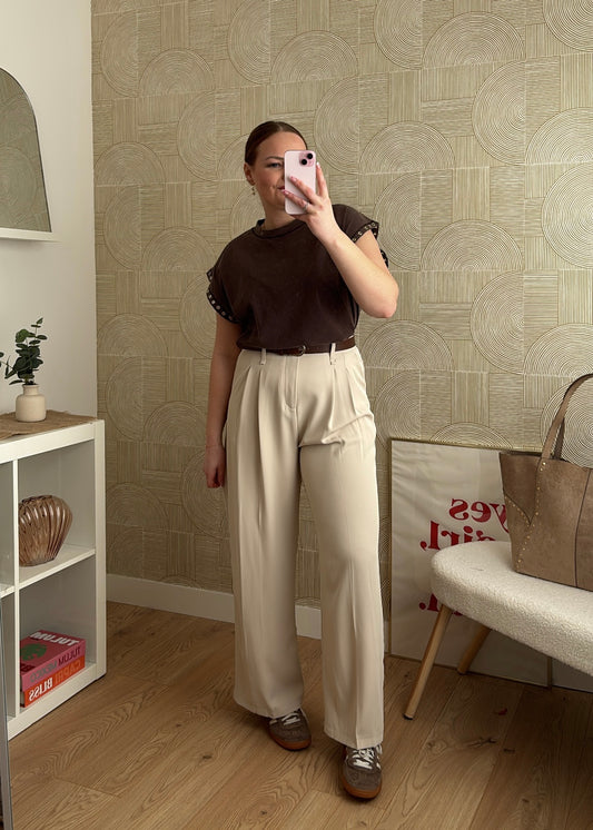 Pantalon écru - SANDRO