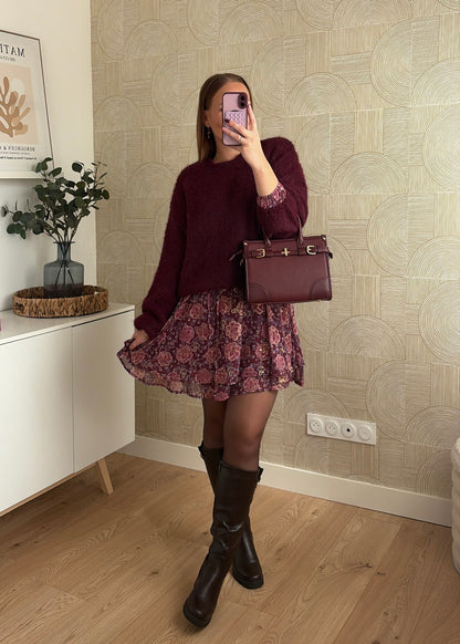 Robe courte à fleurs - HOLLYA