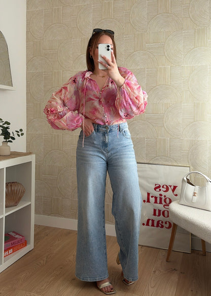 Blouse à fleurs - NARMIE