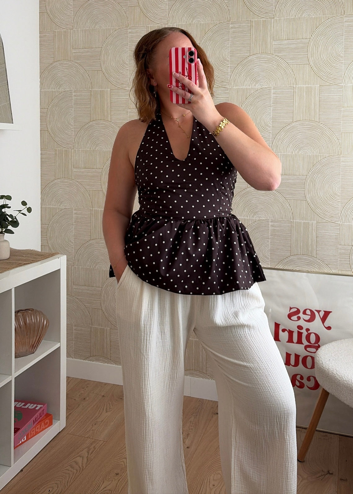 Pantalon beige - GAZE DE COTON