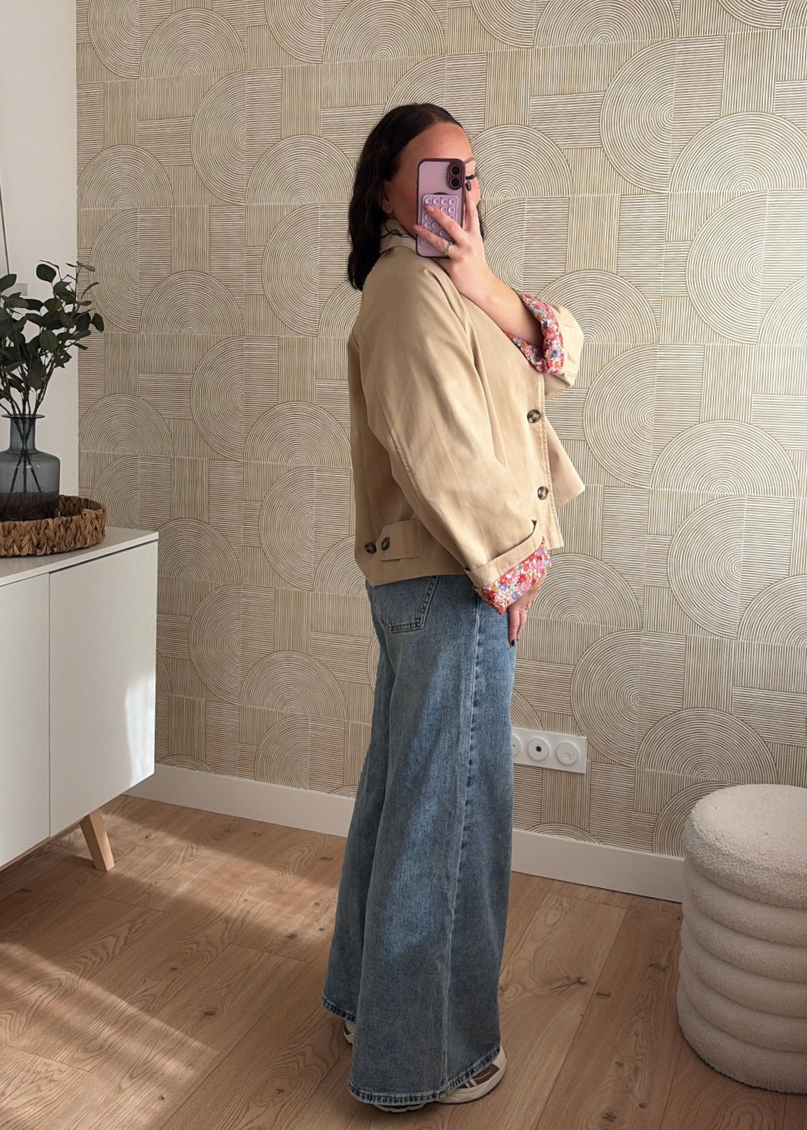 Trench beige à revers - LIBERTY