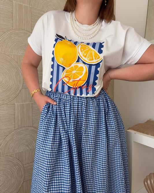 T-shirt blanc - CITRUS