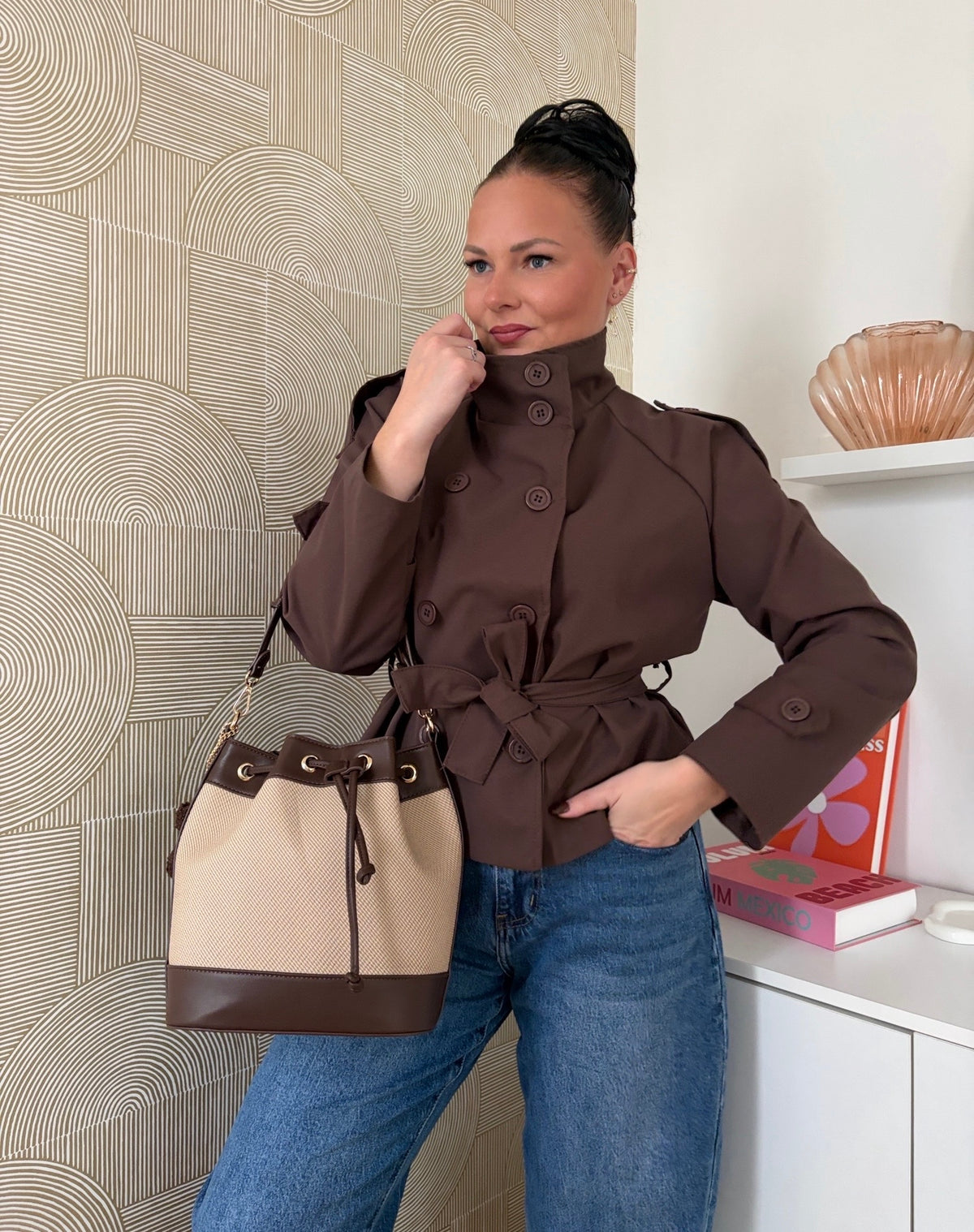Trench choco - ALIX