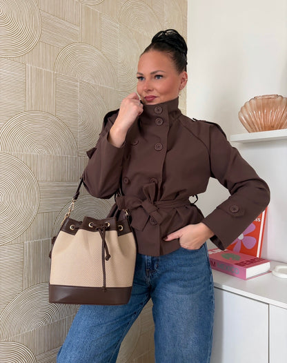 Trench choco - ALIX
