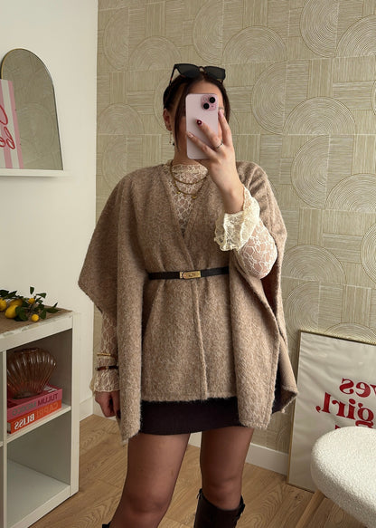 Poncho beige - PAULO