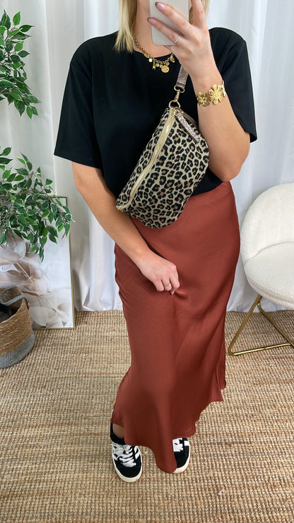 Jupe satinée LOUANA