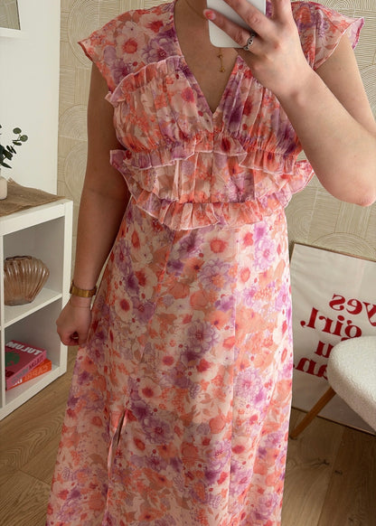 Robe longue purple - CARLA