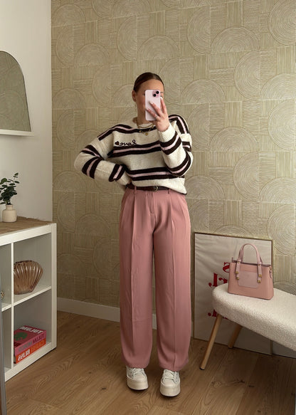 Pantalon vieux rose - SANDRO