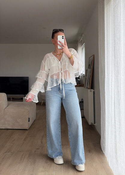 Blouse blanche - DENTELLE