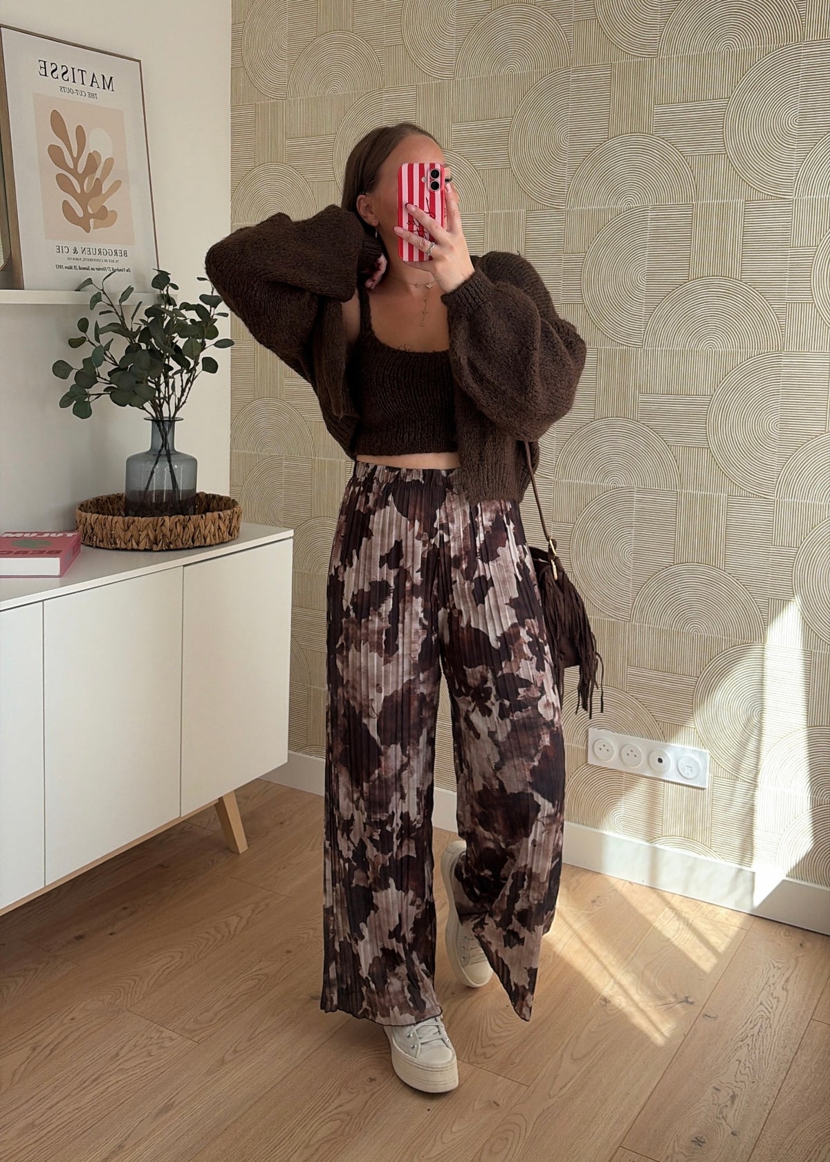 PRÉCOMMANDE / Gilet + débardeur choco - NAOMIE