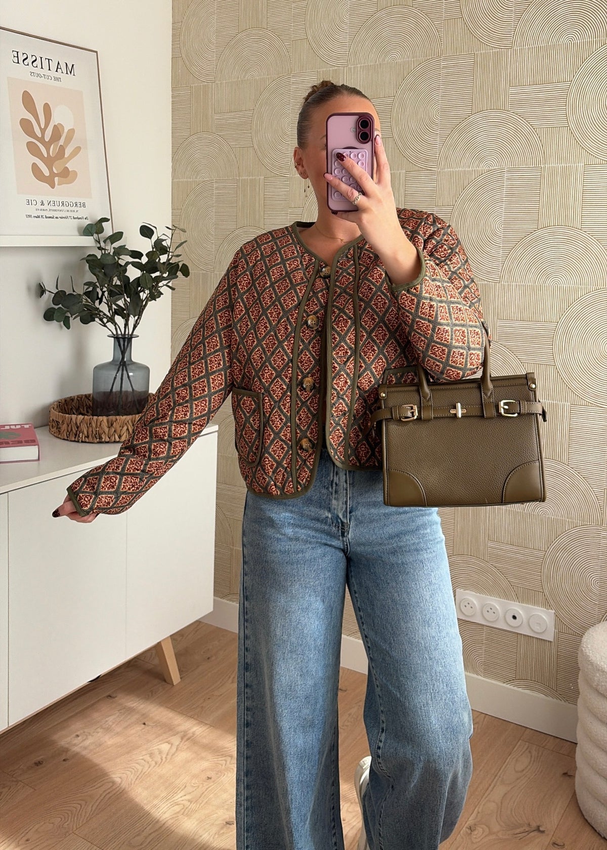 Veste matelassée kaki - LOZIA