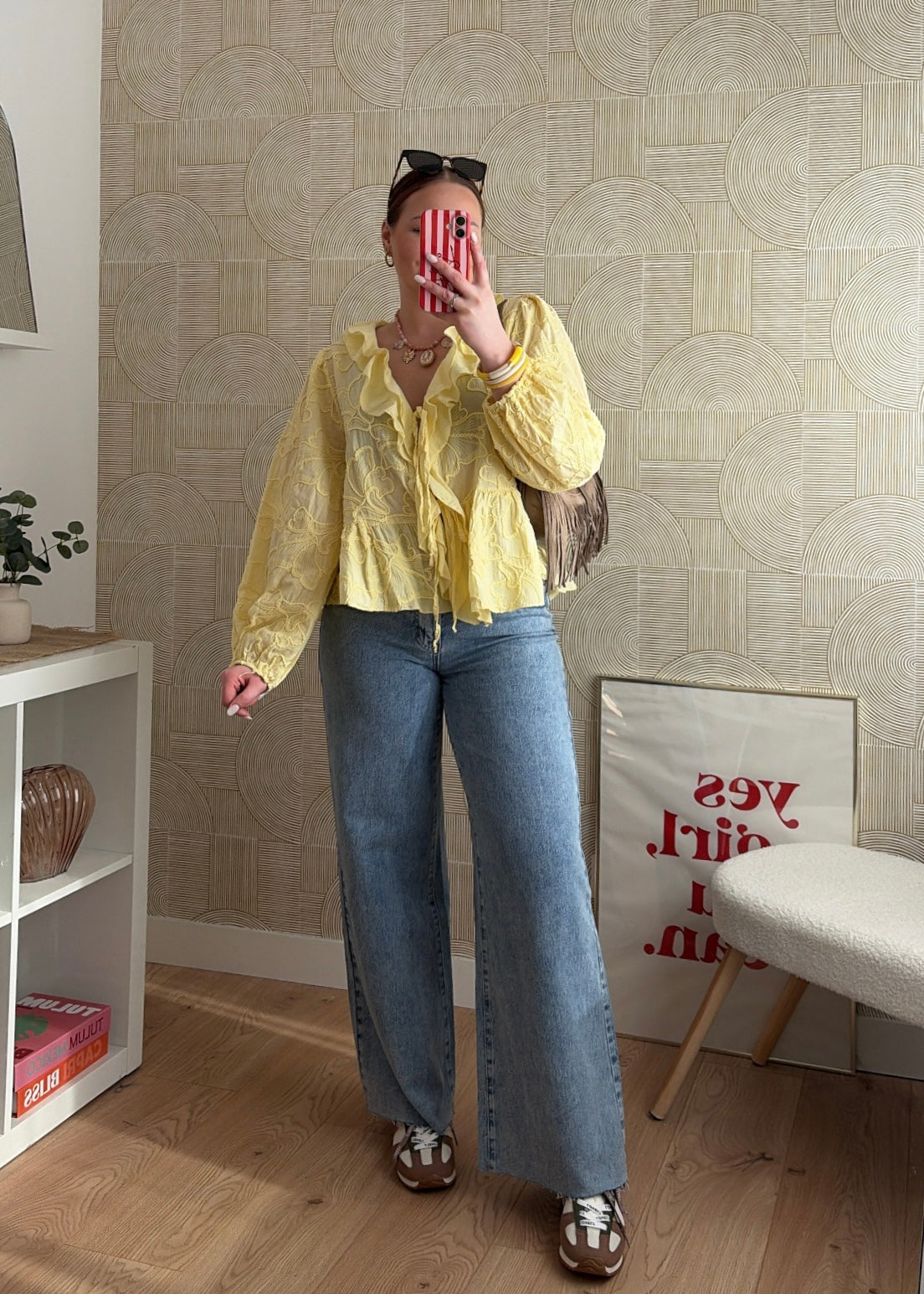 Blouse jaune - ROMANCIA