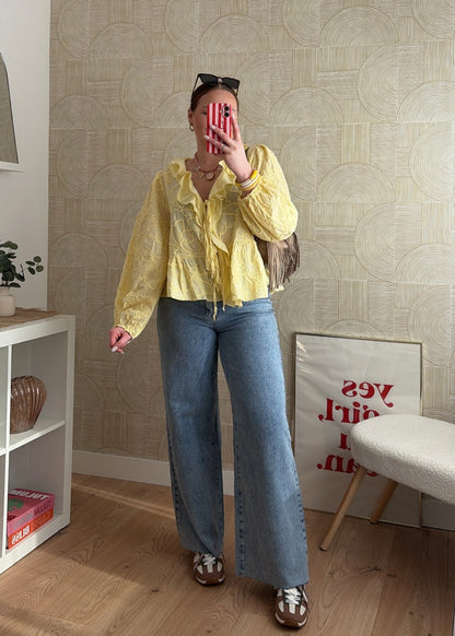 Blouse jaune - ROMANCIA