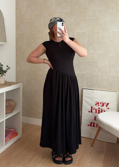 Robe longue noire - HARMONY