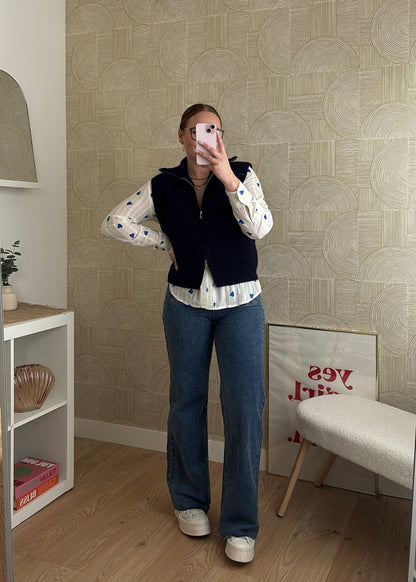 Chemisier à cœurs - BLUEVY