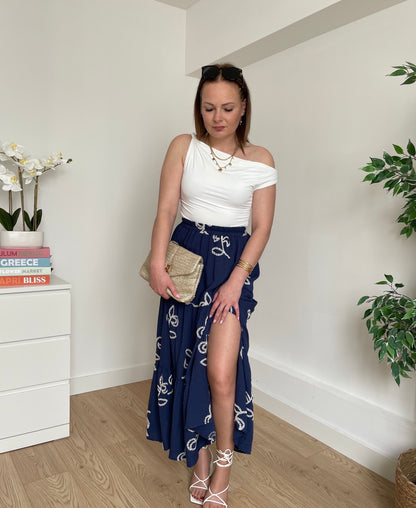 Top asymétrique blanc LOA