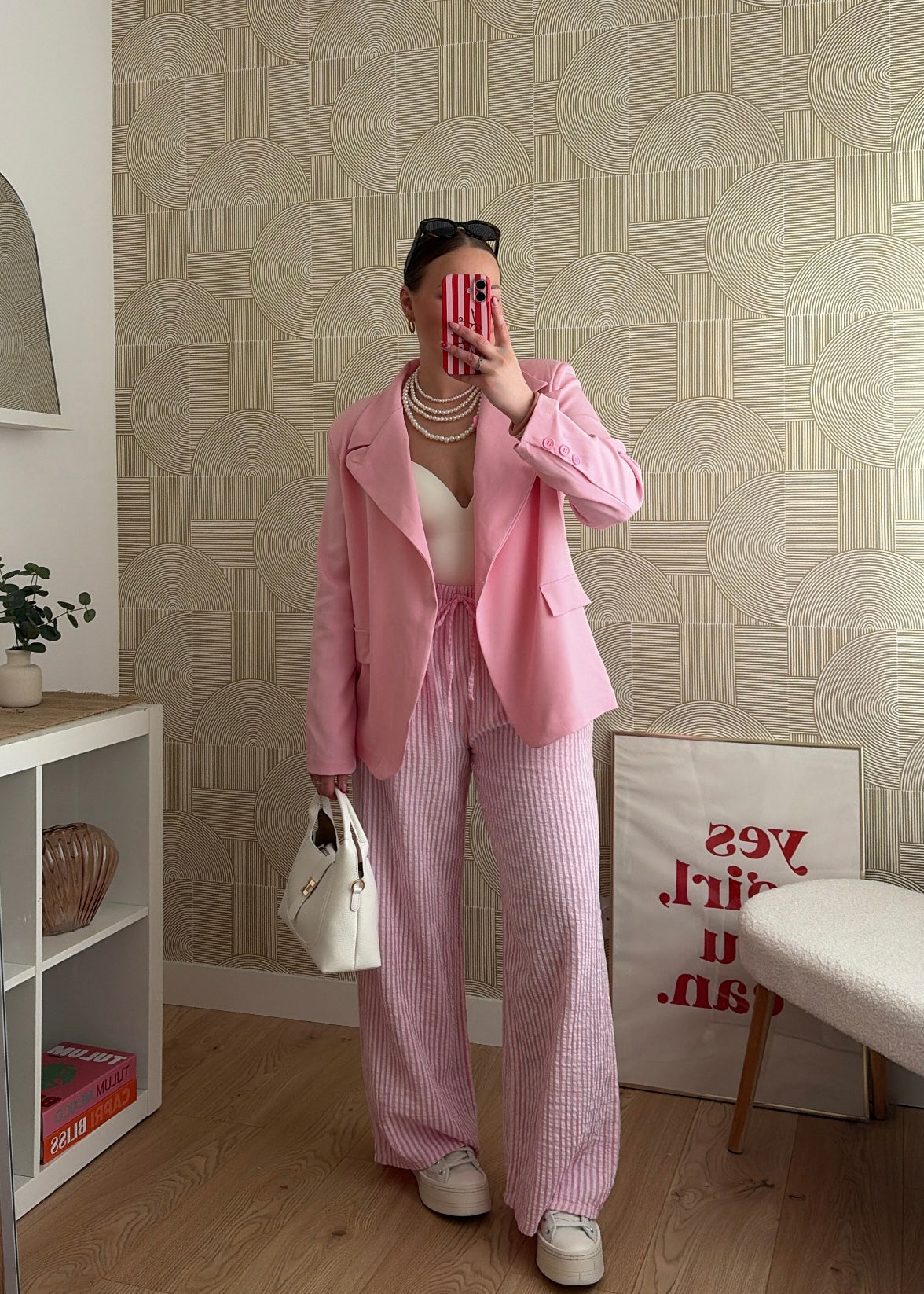 Pantalon rose - GAZE DE COTON