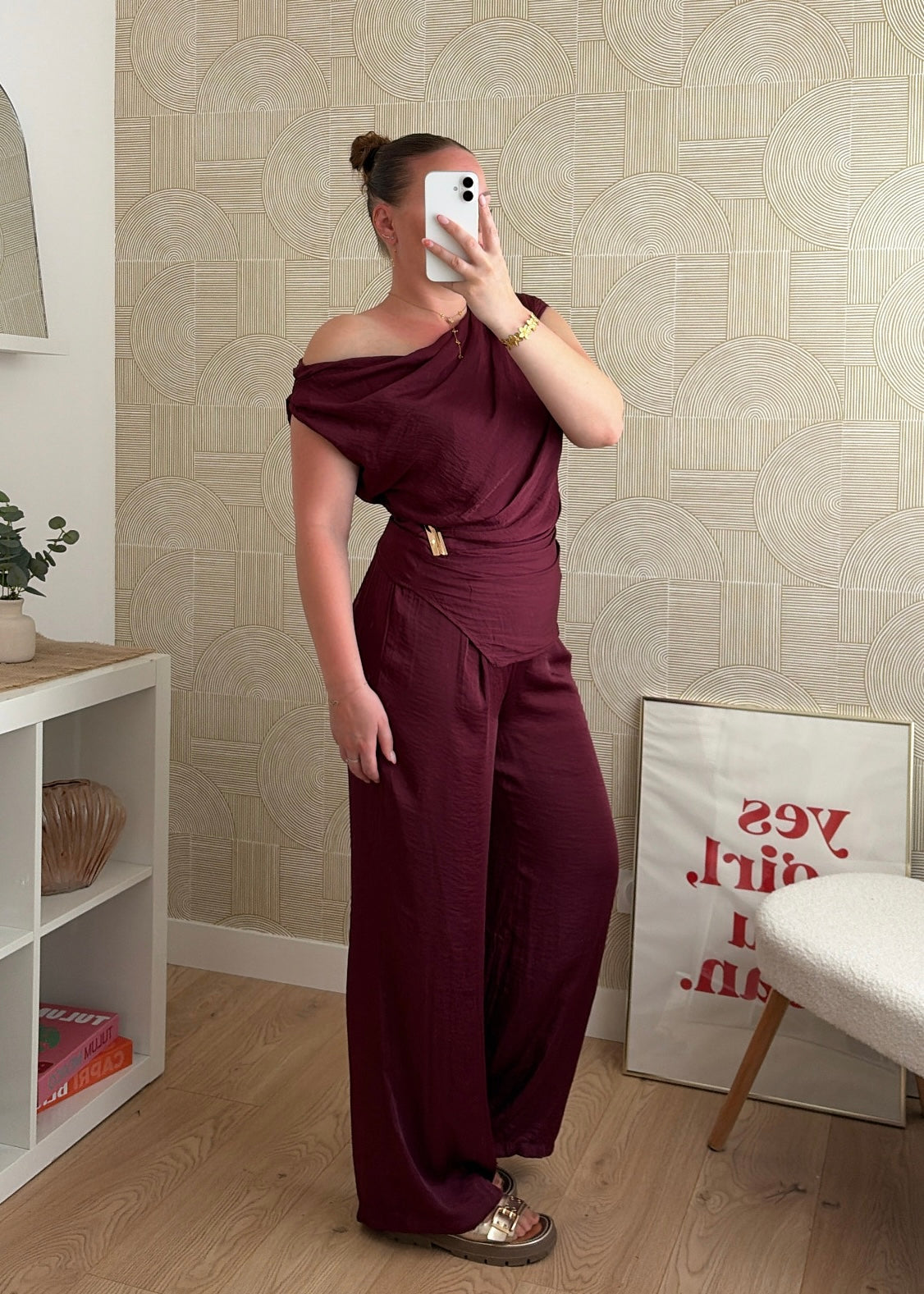 Ensemble bordeaux - CHIARA