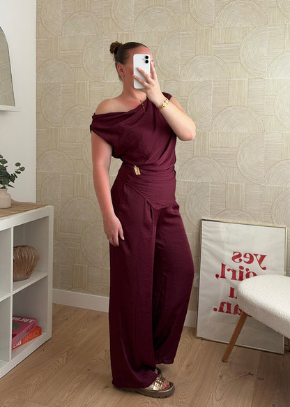 Ensemble bordeaux - CHIARA