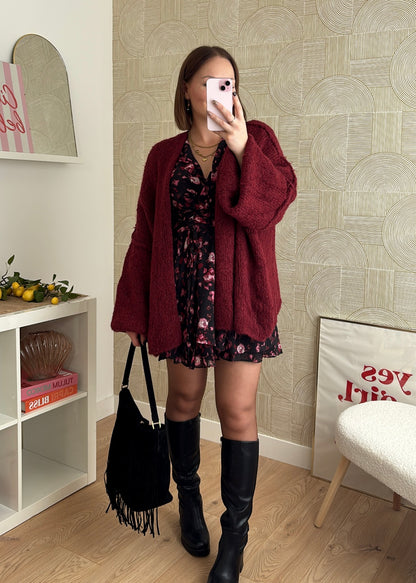 Gilet burgundy - NORA