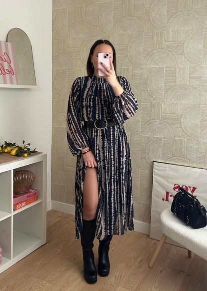 Robe longue navy - QUEENA