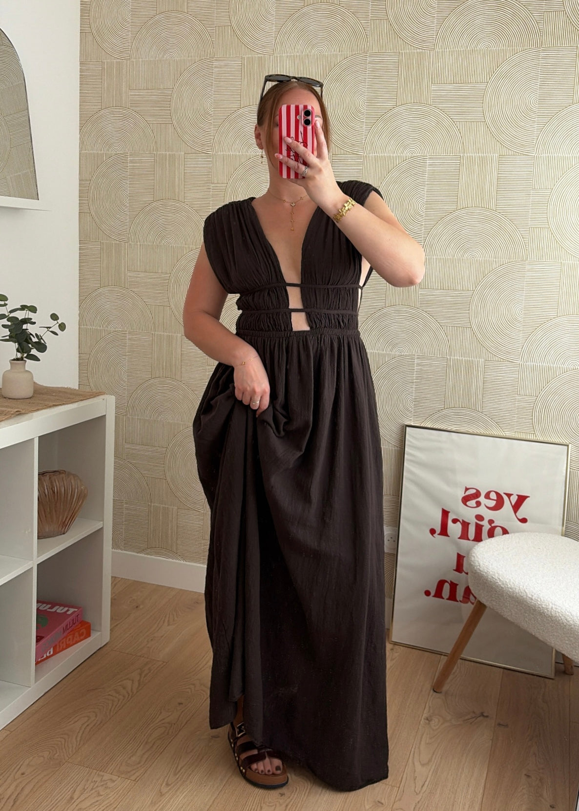 Robe longue choco - LAYNA