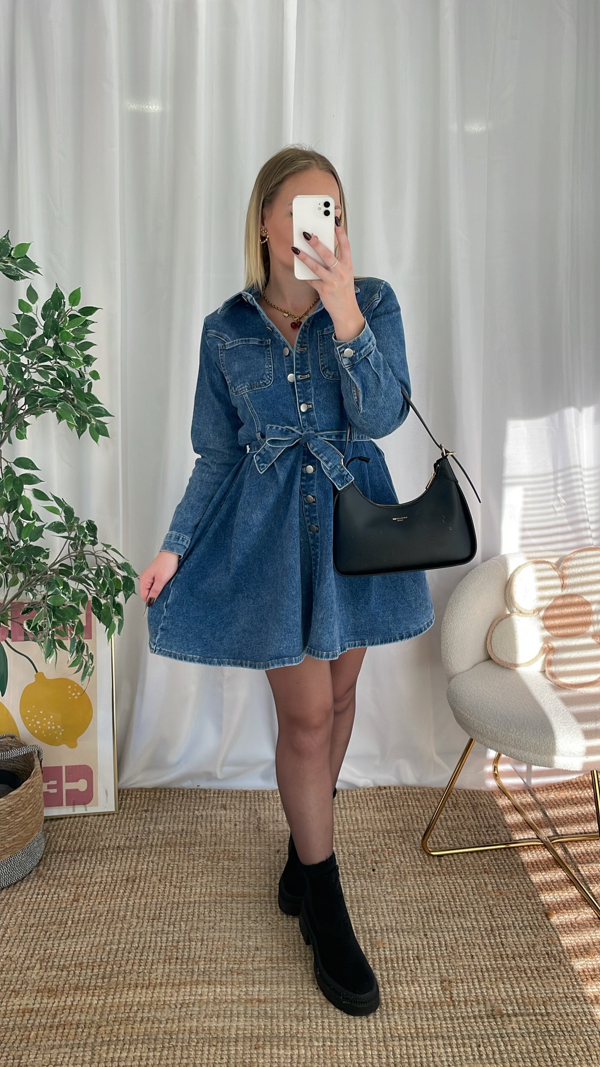 Robe en jeans MILA