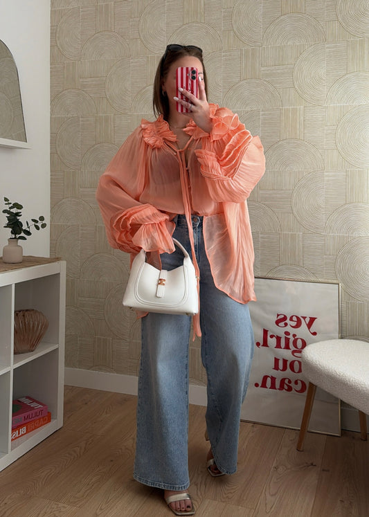Blouse fluide - SALMON