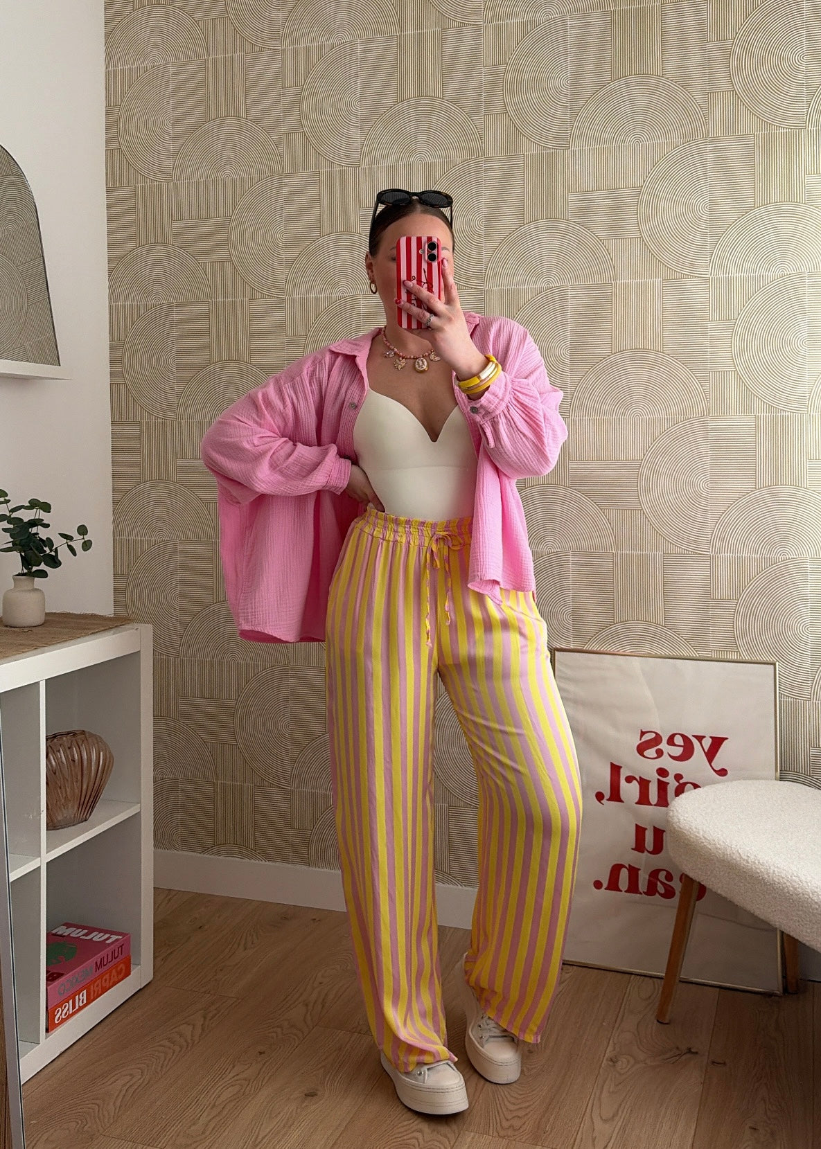 Chemisier rose - GAZE DE COTON