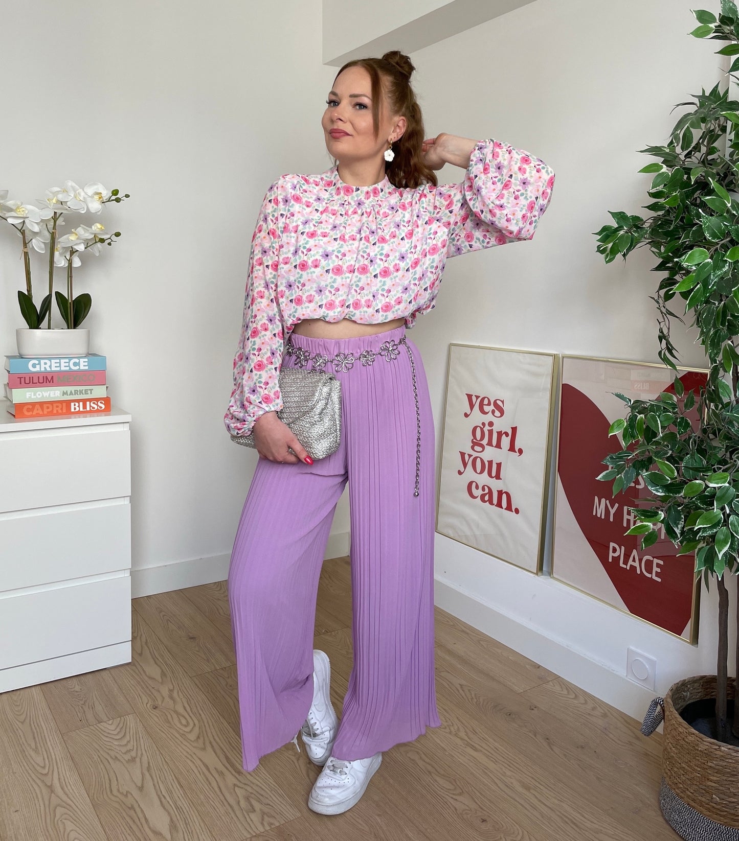 Blouse à motifs fleurs FLORA