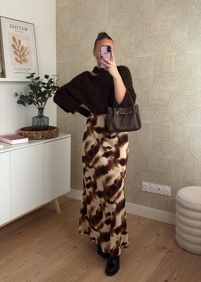Pull asymétrique choco - ORIA