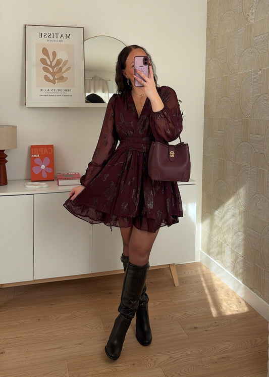 Robe courte paillettes - VICTORIA