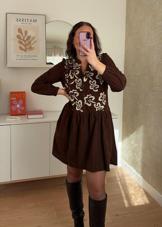 Robe babydoll - VELOURS