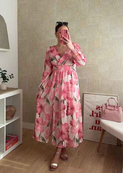 Robe longue pastel - FLOWERS
