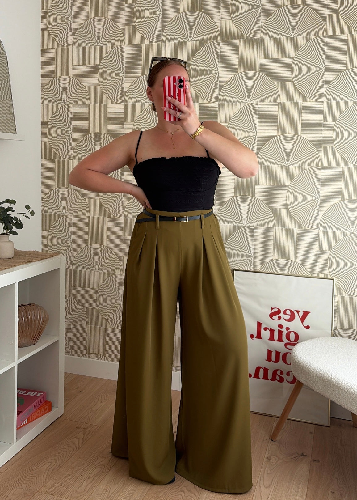 Pantalon olive - PALAZZO